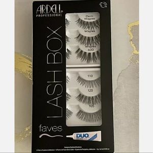 Ardell Lash Box faves- 6 pairs of lashes and DUO lash glue